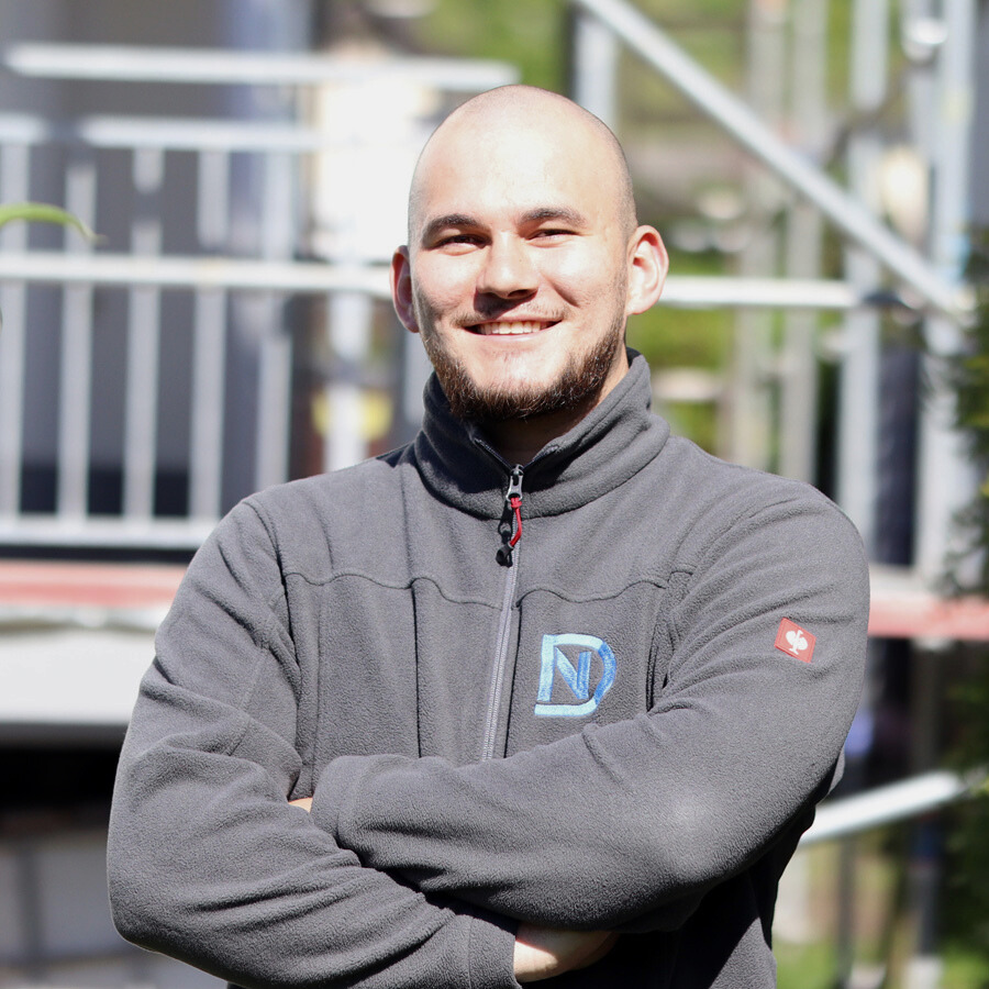 Noah Leier von der Firma DeNo Leier&Leier GbR