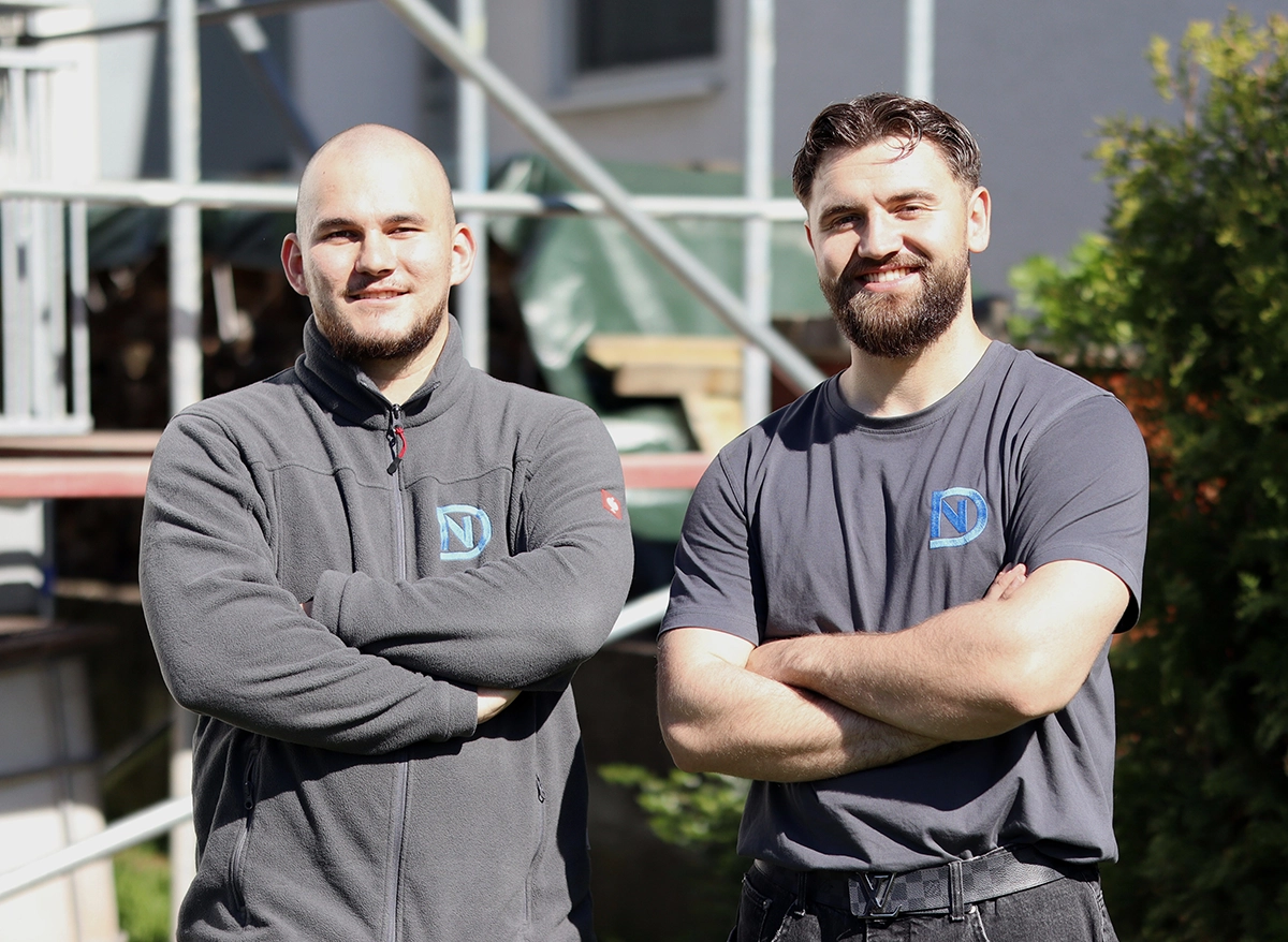 Noah und Devin Leier von der Firma DeNo Leier&Leier GbR